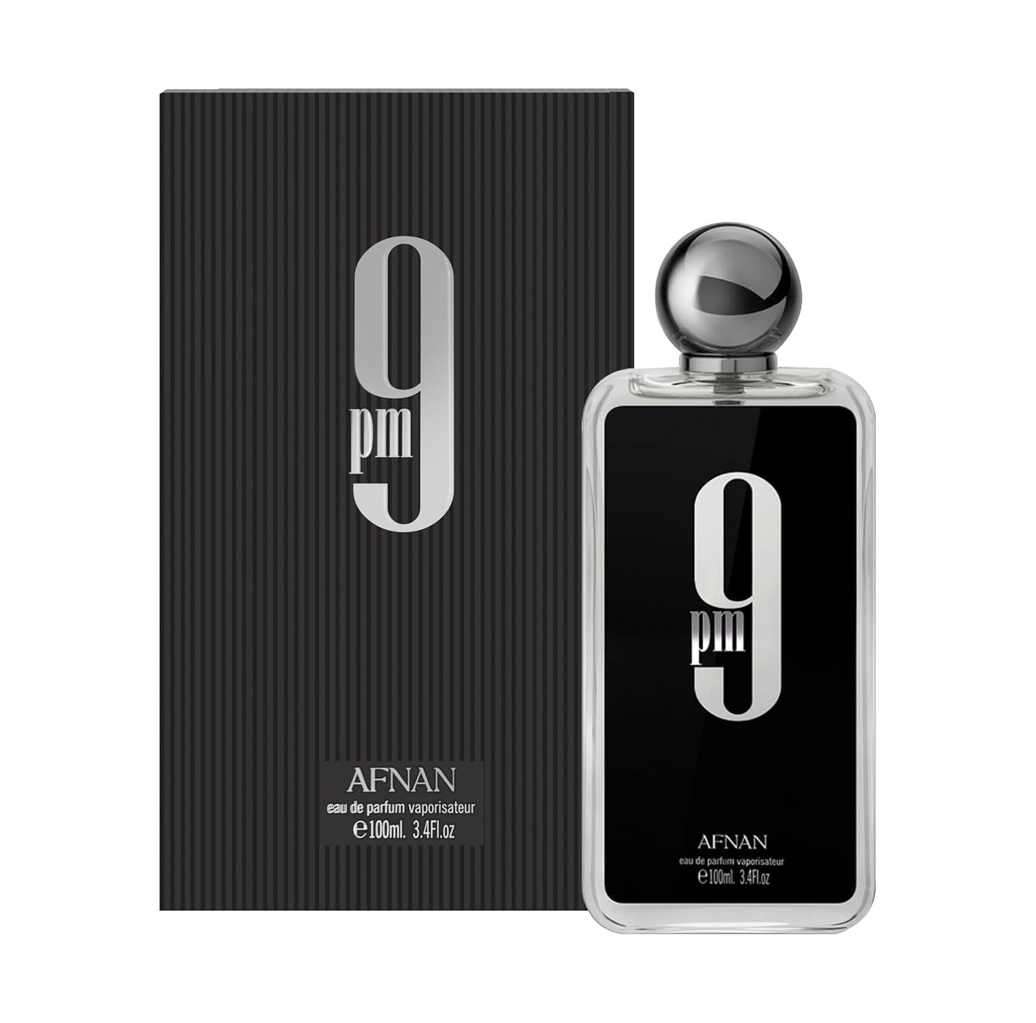 Afnan 9 PM For Men Eau De Parfum Fragrance, 3.4 Fl. Oz