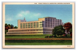 Forest Products Laboratory Madison Wisconsin WI UNP Linen Postcard Z1 - £3.58 GBP