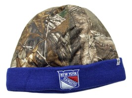 &#39;47 New York Rangers NHL Foxden Realtree™ Camouflage Knit Cuffed Hat Beanie - £14.93 GBP