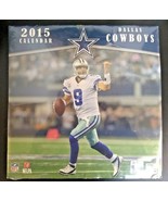 Dallas Cowboys 2015 Wall Calendar Official NFL NFLPA New in Shrink Wrap - £15.57 GBP