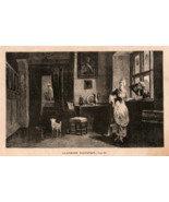 Engraved Print &quot;Alarming Footsteps&quot; c1900 - $20.37 CAD