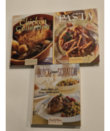 FOOD &amp; WINE -  COOKBOOKS FOR 1996 &amp;1997AND PASTA&amp; CHICKEN RECIPES - 3 BOOKS - $26.22