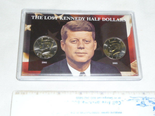 The Lost Kennedy Half Dollars Set of 2 2002 P / 2003 P 50 Cent US Coins - $22.99