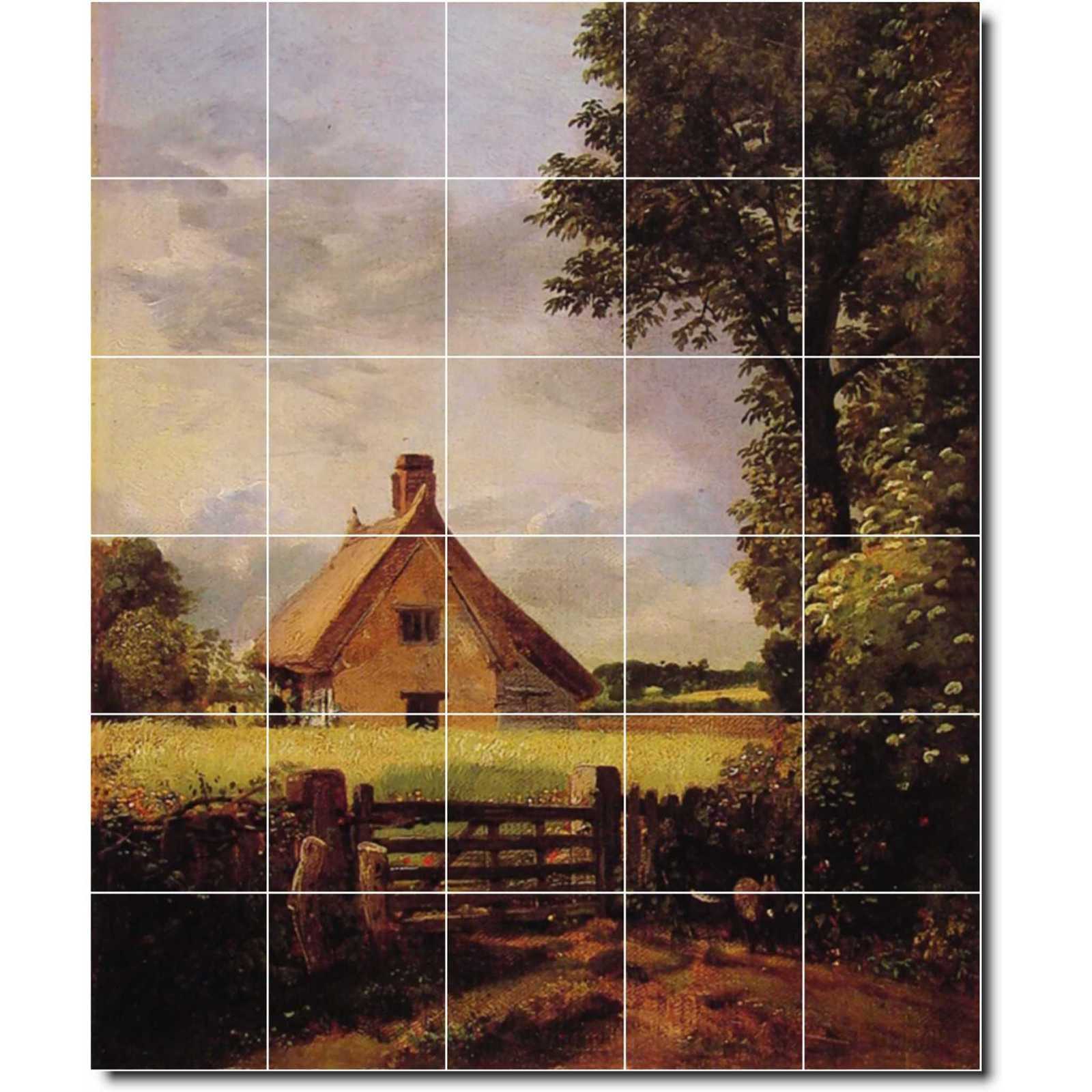 Constable john a cottage in a cornfield