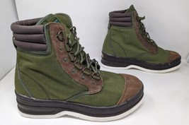 Orvis Green Clearwater Wading Fly Fishing Boots Felt Sole 2676 Men&#39;s Size 13 - £39.68 GBP