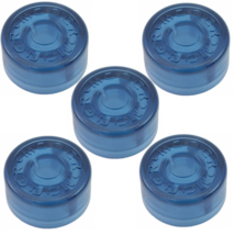 Mooer Candy Footswitch Pedal Stompbox Plastic Toppers 5-Pack BLUE Transp... - $8.80