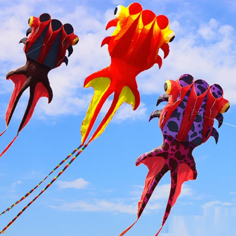 8M 3D Software Kite Big Goldfish Adult Outdoor Large Flying Long-tail Kites Easy - £50.17 GBP