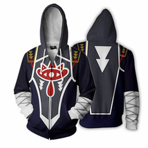 The Legend of Zelda Breath of the Wild Cool Hoodie Tops Full Zip Coat B - £9.58 GBP