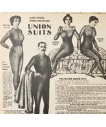 1900 Union Suits Advertisement Victorian Sears Roebuck 5.25 x 7&quot;  - $368.02 MXN