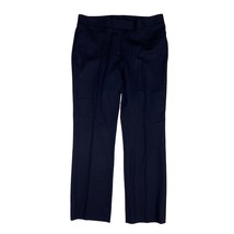 Brooks Brothers 346 Women&#39;s Lucia Fit Navy Wool Blend Cropped Slacks Size 6 - £19.91 GBP