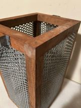 Square wood Lantern with Candlle image 10