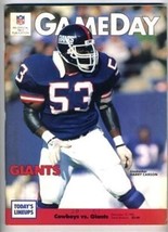 Dallas Cowboys v New York Giants 1985 Gameday Program Phil Simms - £19.40 GBP