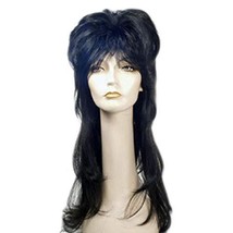 Lacey Wigs Adult Elvira Horror Movie Vixen Queen Black Wig - £79.57 GBP