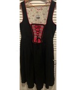 Vintage Dirndl Tiroler Dress Oktoberfest German Bavarian Size 44 - $99.99
