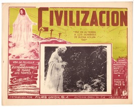 Thomas H. Ince&#39;s Civilization (1916) Wwi Pacifist Allegorical Silent Film LC8 - £99.91 GBP