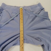 FILA Women’s Jogger Sweatpants Lavender Purple Drawstring Logo Size L (32×27) image 6