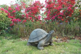18 in Long Turtle Garden Statue Resin Garden Decoration Home Decor Tortoise - $103.99