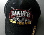 US ARMY RANGER VETERAN EMBROIDERED BASEBALL CAP HAT LEAD THE WAY  - $11.95