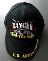 US ARMY RANGER VETERAN EMBROIDERED BASEBALL CAP HAT LEAD THE WAY  - $11.95