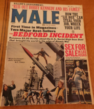 Male Magazine September  1964 Vegas Girls; US &amp; Soviet Warships; Kennedy... - £15.68 GBP