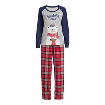 Jolly Jammies Ladies - MAMA Bear Plaid Bears Christmas Pajama Set - Size... - £15.97 GBP