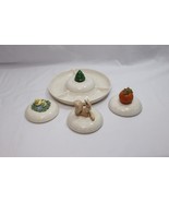 Divided Server Seasonal Serving Tray Interchangeable Lids for the Season - $23.51