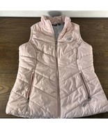 New Balance Vest Puffer Pink Full Zip Sleeveless Running Outdoor Size Me... - $23.10 CAD