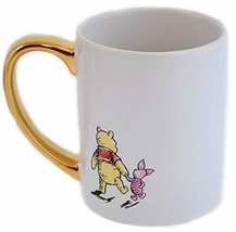 Disney Parks Piglet and Pooh Quote Gold Mug - £43.24 GBP