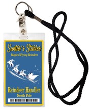 Santa&#39;s Stables Novelty ID Badge Christmas Costume Prop - £10.38 GBP