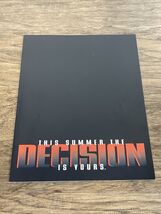 Executive Decision Original Press Kit Sheet Video Store Promo Kurt Russe... - $11.18 Executive Decision Original Press Kit Sheet Video Store Promo Kurt Russe... - $11.18