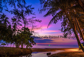 High-Resolution Photographic PRINT 11&quot; X 17&quot; Colorful Evening Sky Print ... - £15.68 GBP