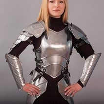 Medieval Female Fantasy Costume steel Armor: Lady Cuirass Costume Armor Suit 18  - £196.91 GBP