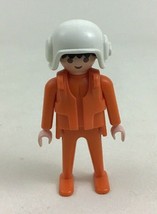 Playmobil 3789 Rescue White Helicopter Replacement Pilot Figure Pieces Parts RH3 - $14.80