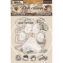 Stamperia Clear Stamps-Coffee And Chocolate Chocolate Elements - $13.80