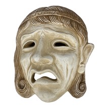 Tragedy Sad Theatrical Mask Greek Roman Sculpture Wall Décor Statue - £38.12 GBP