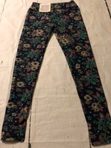 Lularoe Women&#39;s Legging Floral Stretch Super Skinny One Size Fits All NWT - £18.36 GBP