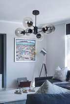 Oscar Modern Luxury Design Black Color Case Smoked Glass Living Room - Kitchen - - £121.09 GBP