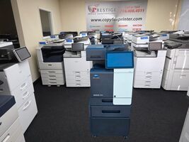 Konica Minolta Bizhub 4750i Black/White Copier Printer Scanner. Meter on... - $1,499.00