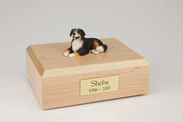 Bernese Mountain Dog Pet Funeral Cremation Urn Avail in 3 Diff Colors &amp; 4 Sizes - £135.46 GBP+