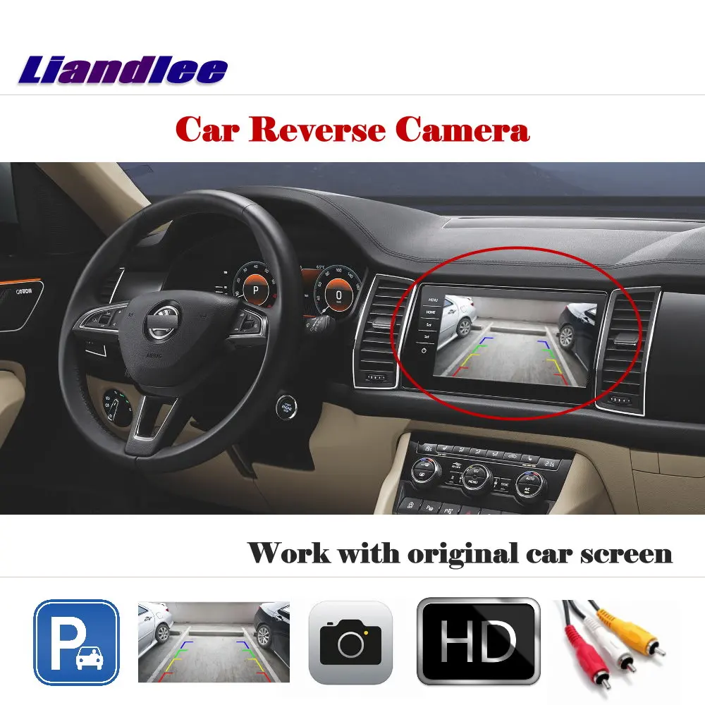 Auto Rear View Reverse Parking Camera For Skoda kodiaq Karoq 2018 2019 2020 Car - £50.15 GBP