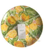 House &amp; Garden Set Of 4 Lemon Lemons Melamine 11&quot; Dinner Plates Summer S... - $51.82