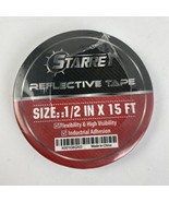 Flexible Reflective Tape White Silver 1/2&quot; X 15&#39; High Intensity Grade Vi... - £11.73 GBP