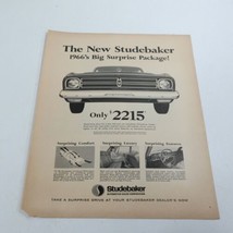 1965 The New Studebaker Car Remington Electric Shaver Print Ad 10.5&quot; x 13.5&quot; - £5.64 GBP