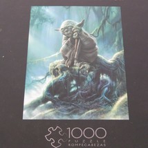 Star Wars Fine Art Collection Yoda 1000 Piece Jigsaw Puzzle Buffalo New Disney - £23.20 GBP