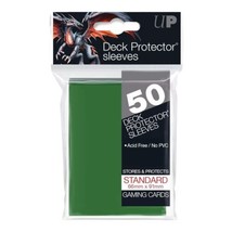 Ultra Pro Deck Protector Solid Green Gloss Finish 50 Standard Card Sleeves - $7.99