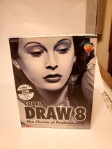 Corel Draw 8 Image Software Complete Serial NEW Sealed 3CDROM Manuals Win 95 NT - $170.61