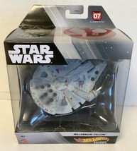 New Mattel HHR22 Hot Wheels Star Wars Starship Select Millennium Falcon 1:50 - £19.14 GBP