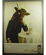 1958 Smirnoff Vodka Ad - Bullshot - the vodka drink with beef in it - £14.55 GBP