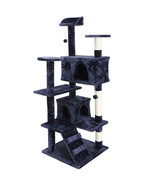 53&quot; Blue Cat Tree Tower Activity Center Large Playing House Condo For Ca... - £54.92 GBP