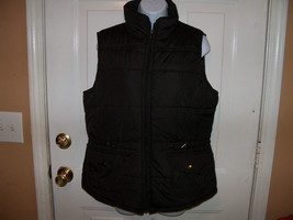 New York &amp; Company Black Vest Size Medium Women&#39;s NWOT - £23.55 GBP
